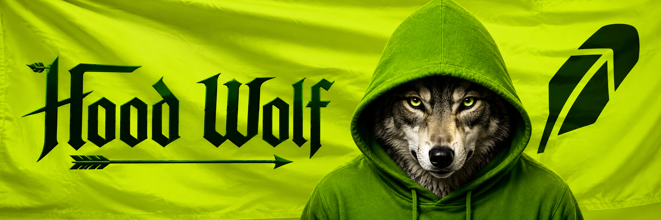 Hood Wolf banner